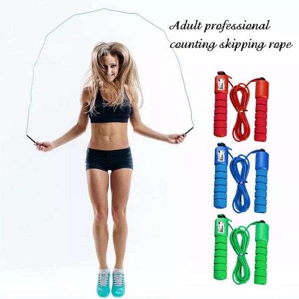 jump ropes professional sponge rope with electronic counter adjustable fast speed counting skipping wire fittness gear
jump ropes professional sponge rope with electronic counter adjustable fast speed counting skipping wire fittness gear