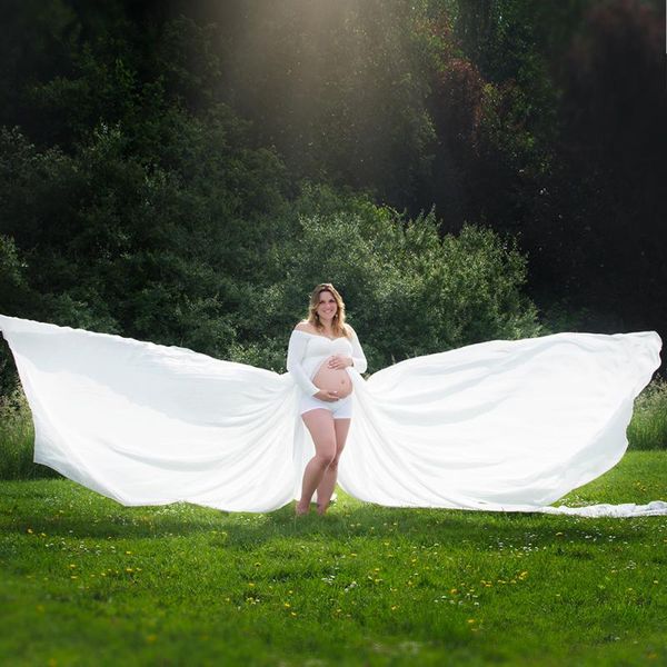 clearance maternity pgraphy prop long sleeves maxi pregnant dress with multi-layers chiffon split front for baby shower gift, White
clearance maternity pgraphy prop long sleeves maxi pregnant dress with multi-layers chiffon split front for baby shower gift, White
