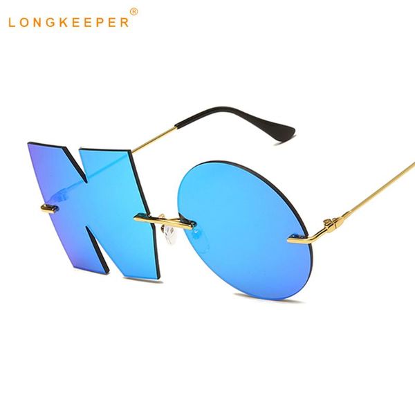 longkeeper rimless sunglasses women brand designer fashion personality punk sun glasses men round eyewear mirror shades uv400, White;black
longkeeper rimless sunglasses women brand designer fashion personality punk sun glasses men round eyewear mirror shades uv400, White;black