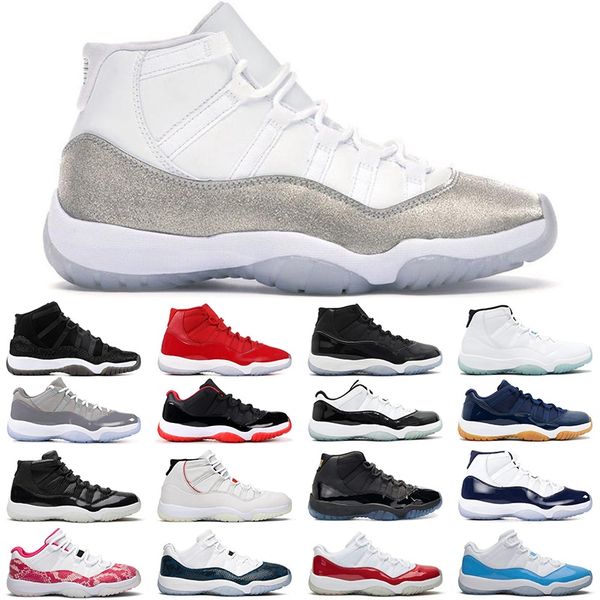 11 metallic silver reflective 11s men women basketball shoes low white bred space jam gamma blue mens trainer sneakers 36-47 
11 metallic silver reflective 11s men women basketball shoes low white bred space jam gamma blue mens trainer sneakers 36-47
