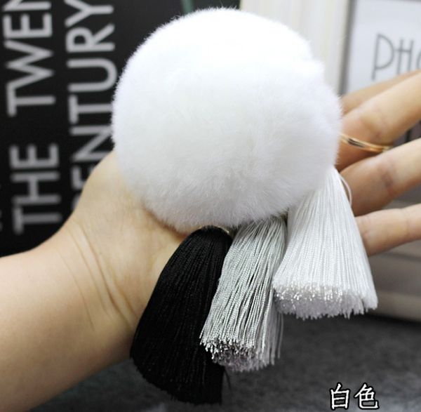sevenstone fashion keychain fake fur ball key chain porte clef pompom de fourrure fluffy bag charm keychain keyring, Silver
sevenstone fashion keychain fake fur ball key chain porte clef pompom de fourrure fluffy bag charm keychain keyring, Silver