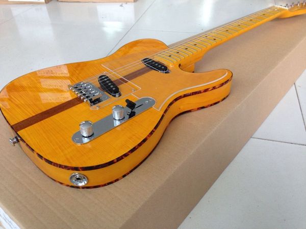 Prince HS Anderson & Hohner Madcat Mad Cat Tele Amber Yellow Flame Maple Top Electric Guitar Leopard Pickguard, Dual Red Turtle Body Binding
Prince HS Anderson & Hohner Madcat Mad Cat Tele Amber Yellow Flame Maple Top Electric Guitar Leopard Pickguard, Dual Red Turtle Body Binding