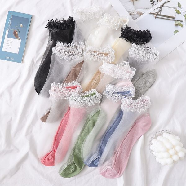 vsaev pearl transparent glass women's lace boat stockings silk stockings lace women's thin cotton boat socks tiktok silk socks of, Pink;yellow
vsaev pearl transparent glass women's lace boat stockings silk stockings lace women's thin cotton boat socks tiktok silk socks of, Pink;yellow