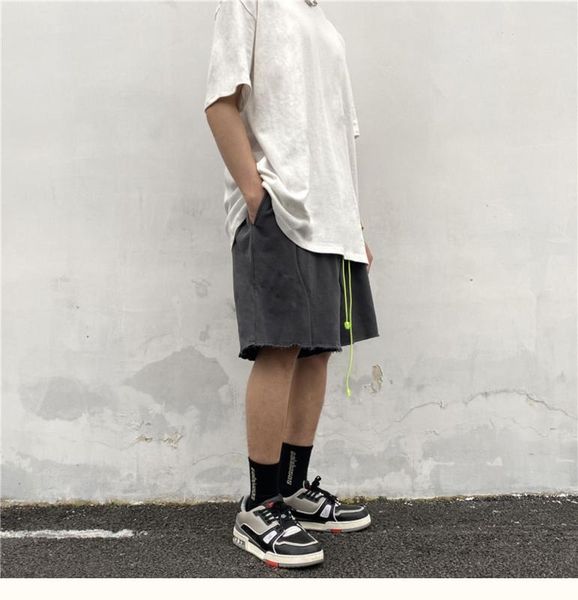 high street washed gray terry drawstring five-point pants retro oversize loose harem shorts summer harajuku hip hop shorts men, White;black
high street washed gray terry drawstring five-point pants retro oversize loose harem shorts summer harajuku hip hop shorts men, White;black
