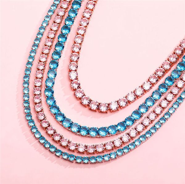 3mm 4mm 5mm 6mm 16/18inch men women tennis chain necklaces silver/gold color blue pink cz tennis chain necklace jewelry
3mm 4mm 5mm 6mm 16/18inch men women tennis chain necklaces silver/gold color blue pink cz tennis chain necklace jewelry