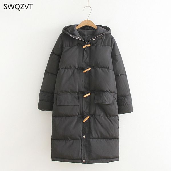 swqzvt winter coat women 2020 new horn botton student style loose thick warm women coat jacket ladies parkas plus size, Black
swqzvt winter coat women 2020 new horn botton student style loose thick warm women coat jacket ladies parkas plus size, Black