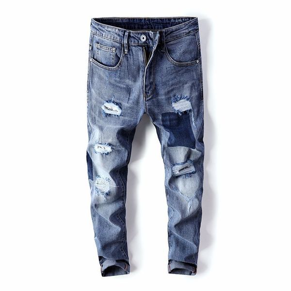 brand men skinny jeans pant casual trousers denim blue cowboys pantalones homme stretch hole fashion pencil pants streetwear
brand men skinny jeans pant casual trousers denim blue cowboys pantalones homme stretch hole fashion pencil pants streetwear
