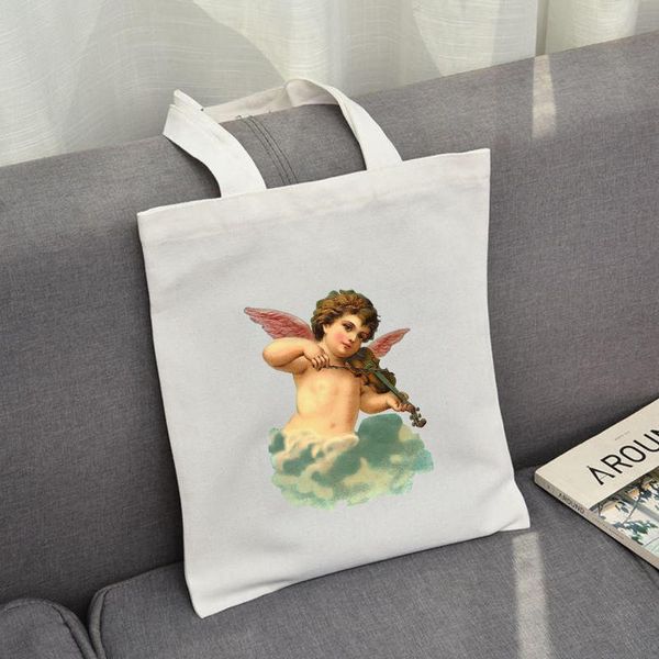 violin vintage angel harajuku ulzzang shoulder bag cartoon casual female tote bag women new fun print canvas shopping bags lady
violin vintage angel harajuku ulzzang shoulder bag cartoon casual female tote bag women new fun print canvas shopping bags lady