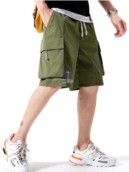 japanese trends brand summer cargo shorts new style casual 5 points pants male cool loose sport pants quick-drying shorts, White;black
japanese trends brand summer cargo shorts new style casual 5 points pants male cool loose sport pants quick-drying shorts, White;black