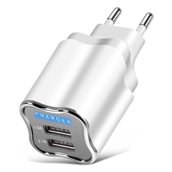 2 port usb charger 5v 2.1a wall adapter mobile phone charger for samsung s8 xiaomi tablet eu/us plug portable usb phone charging
2 port usb charger 5v 2.1a wall adapter mobile phone charger for samsung s8 xiaomi tablet eu/us plug portable usb phone charging