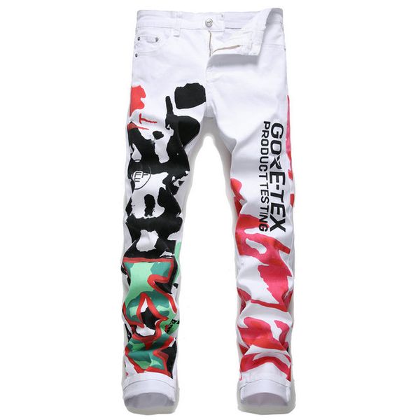 2020 new mens jeans distressed motorcycle biker jeans rock skinny slim fashionable snake embroidery denim pants fashion, Blue
2020 new mens jeans distressed motorcycle biker jeans rock skinny slim fashionable snake embroidery denim pants fashion, Blue
