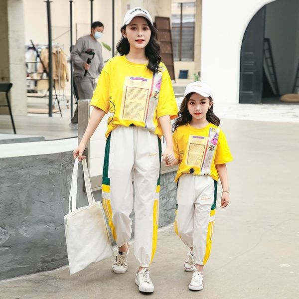 wu1lo cotton parent-child 2020 new children's pants suit ribbon pants set children in the big girl sport parent-child short-sleeve ribb
wu1lo cotton parent-child 2020 new children's pants suit ribbon pants set children in the big girl sport parent-child short-sleeve ribb