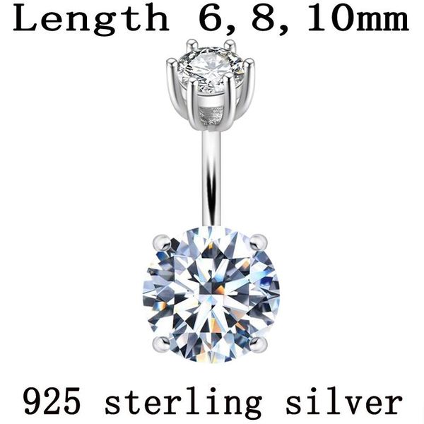 belly button ring 925 pure silver body piercing women real genuine silver round zircon stone clear navel bar body jewelry 1pc
belly button ring 925 pure silver body piercing women real genuine silver round zircon stone clear navel bar body jewelry 1pc