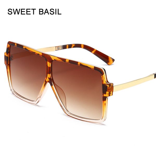 sweet basil new oversized square sunglasses women 2020 fashion flat leopard clear lens men shade mirror uv400, White;black
sweet basil new oversized square sunglasses women 2020 fashion flat leopard clear lens men shade mirror uv400, White;black