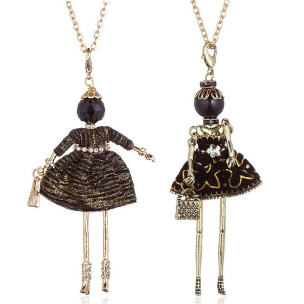 hocole handmade cute doll necklaces women fashion alloy crystal long chian girls kids pendant necklace statement brand jewelry, Silver
hocole handmade cute doll necklaces women fashion alloy crystal long chian girls kids pendant necklace statement brand jewelry, Silver