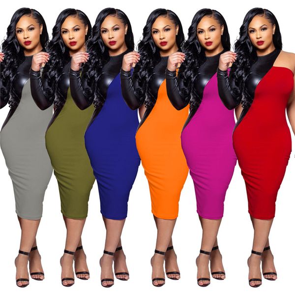 autumn womens designer pu bodycon dress slim contrast color panelled hollow out one sleeve dress fashion female clothing, Black;gray
autumn womens designer pu bodycon dress slim contrast color panelled hollow out one sleeve dress fashion female clothing, Black;gray