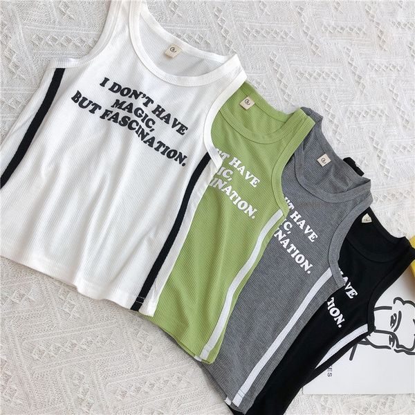 boysand girls clothing vest 2020 new children's clothing korean style children's cheat letter printed vest, Blue
boysand girls clothing vest 2020 new children's clothing korean style children's cheat letter printed vest, Blue