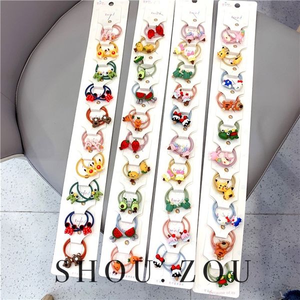 r0num children's head small animal 10 pairs of pieces cartoon character does not hurt set fruit rubber rope hair band hair rope suit, Slivery;white
r0num children's head small animal 10 pairs of pieces cartoon character does not hurt set fruit rubber rope hair band hair rope suit, Slivery;white
