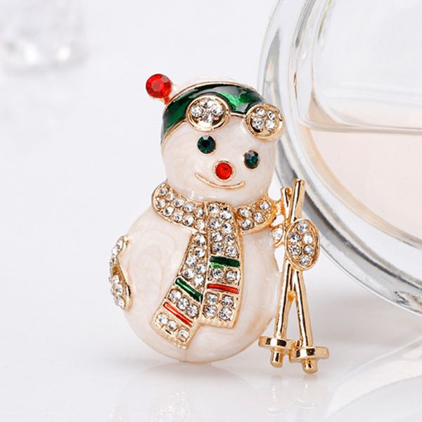 snowman santa claus brooches gold-color pins for scarf crystal brooch for women wedding jewelry christmas gifts, Gray
snowman santa claus brooches gold-color pins for scarf crystal brooch for women wedding jewelry christmas gifts, Gray