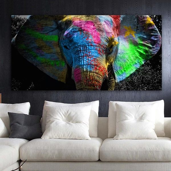 nordic wildlife animal poster & prints abstract colorful elephant oil painting canvas art wall pictures for for living room home decoration
nordic wildlife animal poster & prints abstract colorful elephant oil painting canvas art wall pictures for for living room home decoration