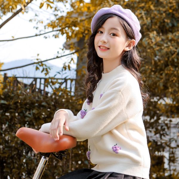 gqvth girl's pullover 2020 new style medium and pullover sweater large children's imitation mink velvet western style knitted base, Blue
gqvth girl's pullover 2020 new style medium and pullover sweater large children's imitation mink velvet western style knitted base, Blue