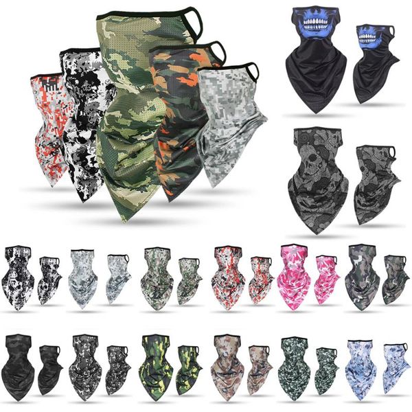 1 pc breathable ice silk ear hanger magic bandana triangle half face mask outdoor fishing cycling neck cover scarf wrap, Black
1 pc breathable ice silk ear hanger magic bandana triangle half face mask outdoor fishing cycling neck cover scarf wrap, Black