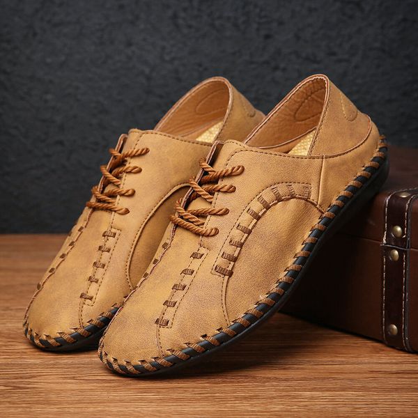 men male flats shoe man vintage pu plus size casual lace up shoes mens driving zapatos de hombres personlizar zapatos m0620, Black
men male flats shoe man vintage pu plus size casual lace up shoes mens driving zapatos de hombres personlizar zapatos m0620, Black