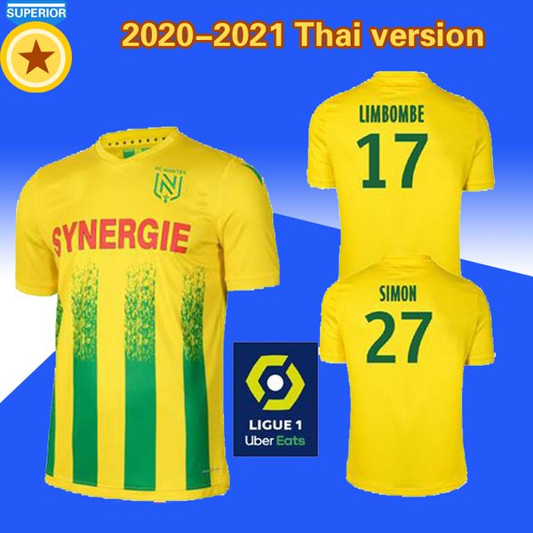 20 21 yellow fc nantes soccer jerseys home away toure blas louza simon limbombe coulibaly marcus trore 2020 jersey football shirts, Black;yellow
20 21 yellow fc nantes soccer jerseys home away toure blas louza simon limbombe coulibaly marcus trore 2020 jersey football shirts, Black;yellow