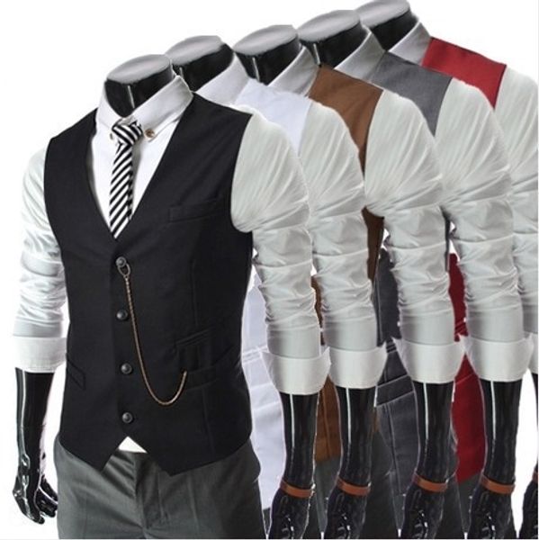 spring suit men's metal chain slim business 8671 new spring new suit men's metal chain slim business 8671 vest vest, Black;white
spring suit men's metal chain slim business 8671 new spring new suit men's metal chain slim business 8671 vest vest, Black;white