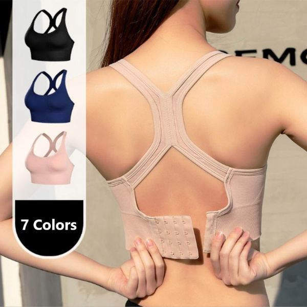 gym clothing women's sports bra shockproof adjustable running yoga exercise fitness vest back push up underwear sportswear, White;black
gym clothing women's sports bra shockproof adjustable running yoga exercise fitness vest back push up underwear sportswear, White;black