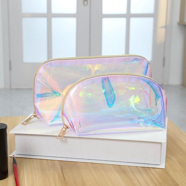 1pc women laser cosmetic bag makeup storage pvc colorful waterproof organizer student stationery pencil case jelly travel pouch
1pc women laser cosmetic bag makeup storage pvc colorful waterproof organizer student stationery pencil case jelly travel pouch