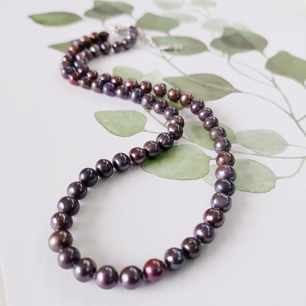 daimi pearl necklace white/black/golden 6-7mm natural freshwater pearl necklace for women, Silver
daimi pearl necklace white/black/golden 6-7mm natural freshwater pearl necklace for women, Silver