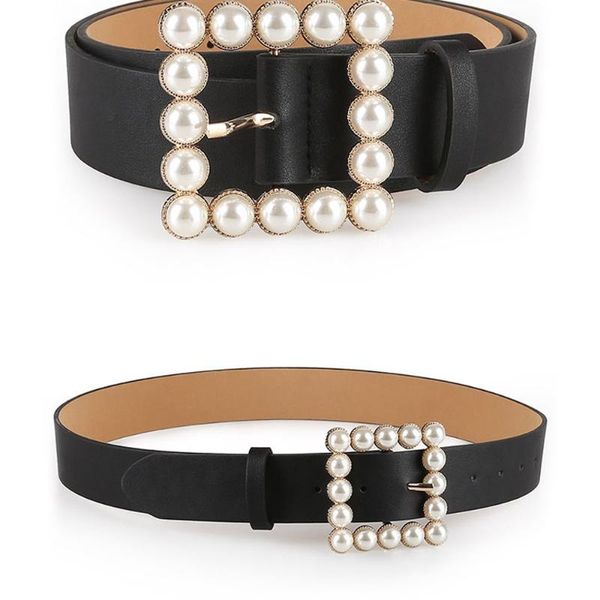 1 pcs fashion leather belt imitation pearl square buckle waistband wide elegant temperament strap belt for women dress decor, Black;brown
1 pcs fashion leather belt imitation pearl square buckle waistband wide elegant temperament strap belt for women dress decor, Black;brown