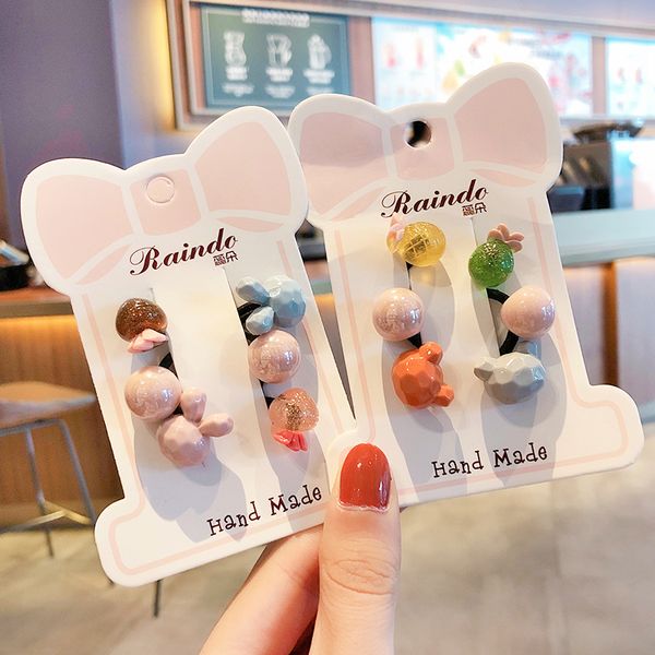 4 pcs/set children cute candy cherry mushroom pineapple radish elastic hair bands girls lovely rubber bands kid hair accessories, Slivery;white
4 pcs/set children cute candy cherry mushroom pineapple radish elastic hair bands girls lovely rubber bands kid hair accessories, Slivery;white