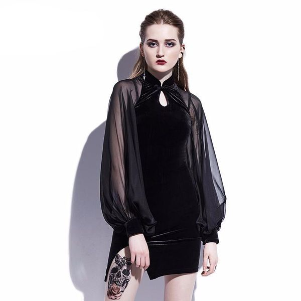 черный gothic bodycon мини платье robe gothique женщины шифон сетки фонариков рукавом лоскутная velvet harajuku оболочка гот платье, Black;gray
черный gothic bodycon мини платье robe gothique женщины шифон сетки фонариков рукавом лоскутная velvet harajuku оболочка гот платье, Black;gray