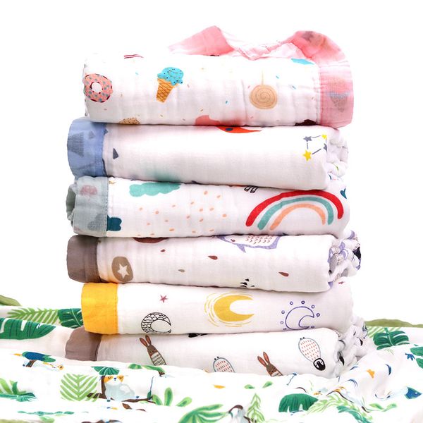 dinosaur gauze child blanket quilt baby bath towel edging cover quilts 6 layers soft cotton gauze newborn blankets manta
dinosaur gauze child blanket quilt baby bath towel edging cover quilts 6 layers soft cotton gauze newborn blankets manta