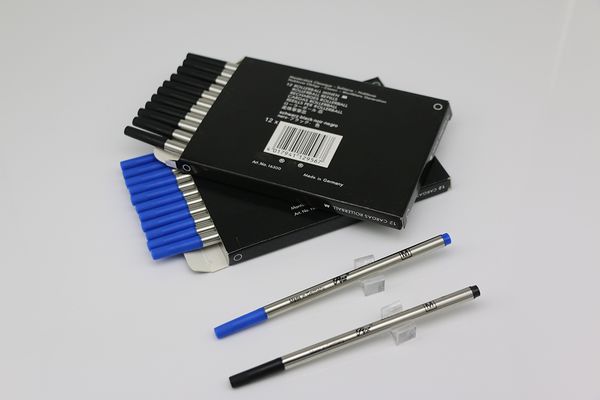 new lot of 12 pcs rollerball pen black/blue 710 refills medium point can mixed collocation with refills lid, Black;red 
new lot of 12 pcs rollerball pen black/blue 710 refills medium point can mixed collocation with refills lid, Black;red