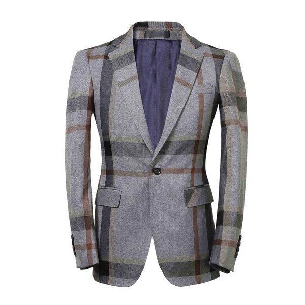 men's suits & blazers corden vinnie brand 2021 fashion plaid blazer suit gray slim jacket plus size casual party clothing, White;black
men's suits & blazers corden vinnie brand 2021 fashion plaid blazer suit gray slim jacket plus size casual party clothing, White;black