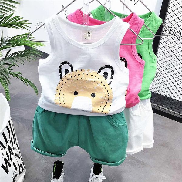 wear boy's suit short-sleeved vest clothing 2020 new children's vest children's t-shirt two-piece korean style summer wear
wear boy's suit short-sleeved vest clothing 2020 new children's vest children's t-shirt two-piece korean style summer wear