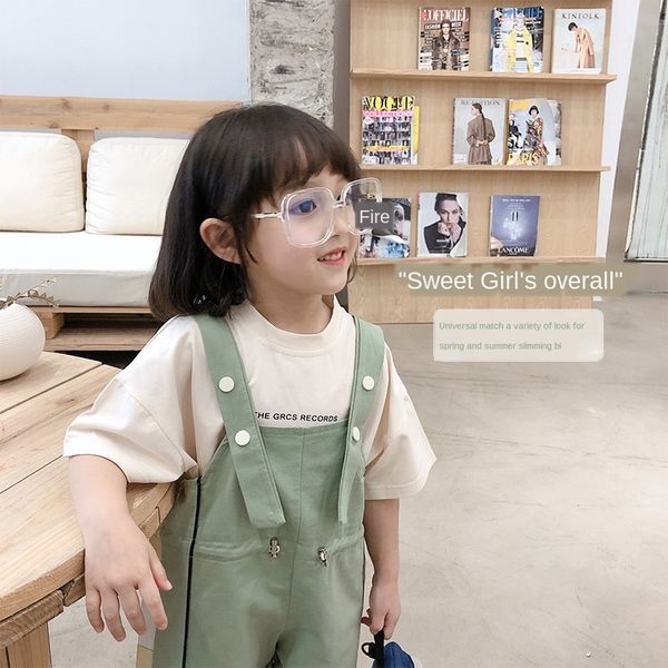 2020 new belt shorts horse korean clothing girls waist children's shorts children's clothing loose jumpsuit pants, Blue
2020 new belt shorts horse korean clothing girls waist children's shorts children's clothing loose jumpsuit pants, Blue