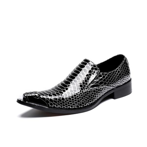 business trend casual pointed men's shoes personalized feet lazy shoes leather low iron head, Black
business trend casual pointed men's shoes personalized feet lazy shoes leather low iron head, Black