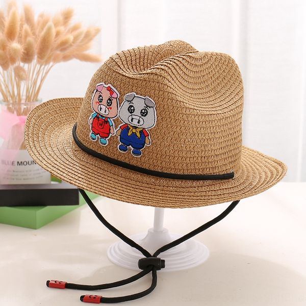 taurus new children's straw fashionable baby sunshade cartoon pig korean cowboy cowboy sunscreen denim hat sunscreen hat, Blue;gray
taurus new children's straw fashionable baby sunshade cartoon pig korean cowboy cowboy sunscreen denim hat sunscreen hat, Blue;gray