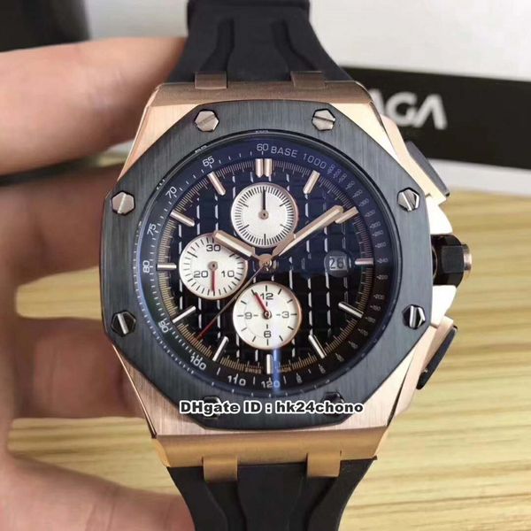 7 styles 44mm rose gold automatic mens watch 26400ro.oo.a002ca.01 black dial rubber strap gents sport watches, Slivery;brown
7 styles 44mm rose gold automatic mens watch 26400ro.oo.a002ca.01 black dial rubber strap gents sport watches, Slivery;brown