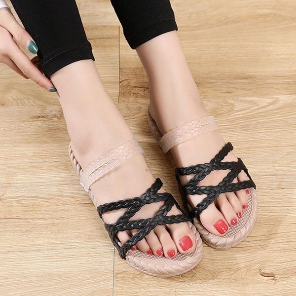 2020 sandals women summer elastic band flat beach flip flop open toe breathable sandals shoes summer beach sandal plus, Black
2020 sandals women summer elastic band flat beach flip flop open toe breathable sandals shoes summer beach sandal plus, Black