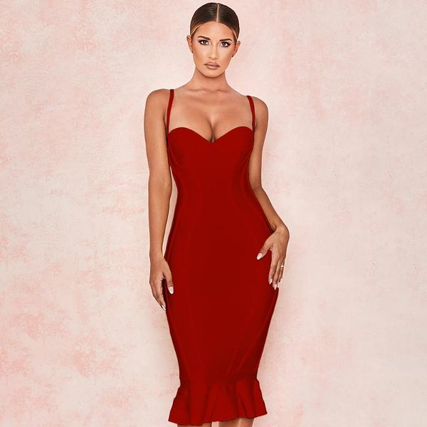 beaukey 2020 summer women bodycon bandage dress spaghetti strap sleeveless mermaid club dress midi celebrity party, Black;gray
beaukey 2020 summer women bodycon bandage dress spaghetti strap sleeveless mermaid club dress midi celebrity party, Black;gray