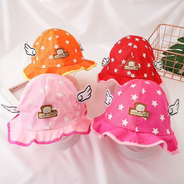 baby net fisherman sunshade sunshade breathable fisherman sunscreen basin hat cute wings baby thin hat, Yellow
baby net fisherman sunshade sunshade breathable fisherman sunscreen basin hat cute wings baby thin hat, Yellow