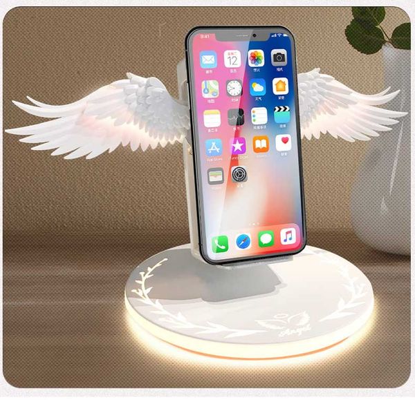 wireless charger 10w fashion new wireless phone holder charger compatible iphone/galaxy huawei wireless fast charging with lamp 2 colors
wireless charger 10w fashion new wireless phone holder charger compatible iphone/galaxy huawei wireless fast charging with lamp 2 colors