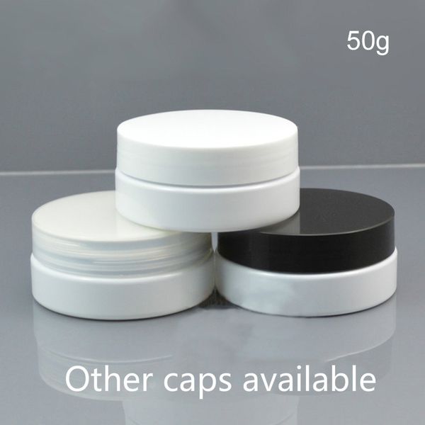 50g white plastic jar 2oz small cosmetic container makeup cream lotion bottle refillable spice salt coffee storage ing
50g white plastic jar 2oz small cosmetic container makeup cream lotion bottle refillable spice salt coffee storage ing