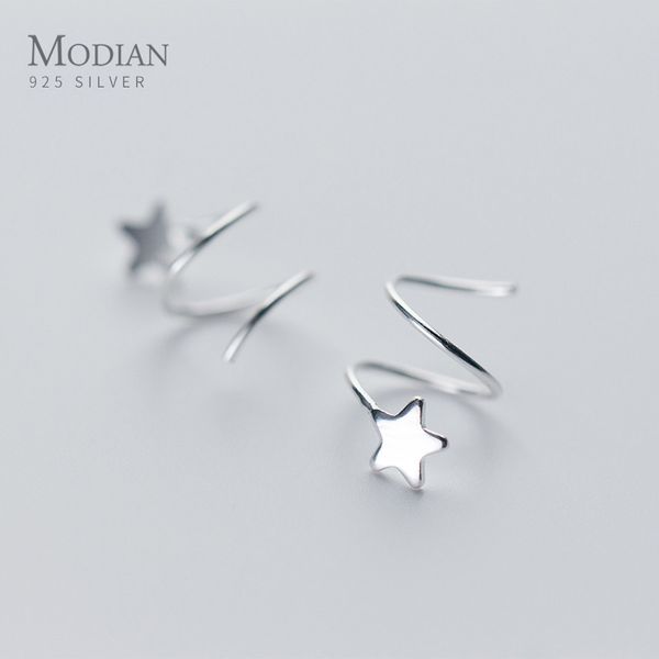 modian rotating design classic silver stars stud earrings 925 sterling silver female cute female jewelry korean tiny earring, Golden;silver
modian rotating design classic silver stars stud earrings 925 sterling silver female cute female jewelry korean tiny earring, Golden;silver