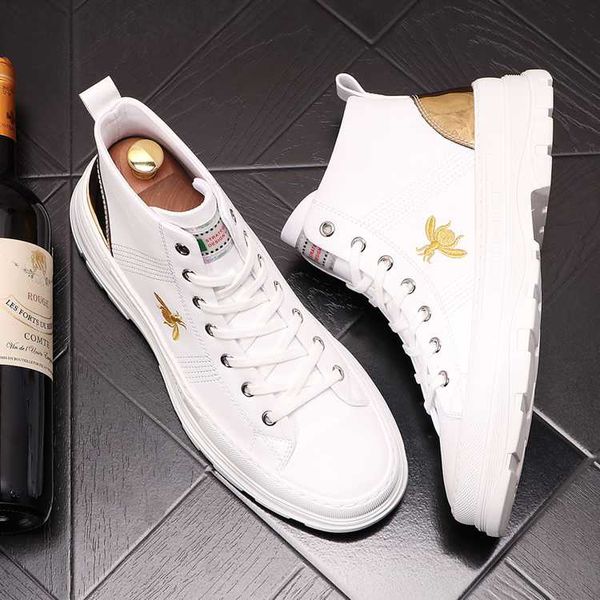 white men sneakers fashion high casual shoes web celebrity hip hop platform shoes zapatillas hombre, Black
white men sneakers fashion high casual shoes web celebrity hip hop platform shoes zapatillas hombre, Black